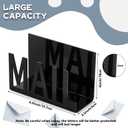2 Pcs Mail Bill Organizers Holders for Desk Mail Holder Countertop Hollow Sorter Letter Decorative Bill and Desk Vertical Envelope Holder
