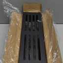 4 Pack Magnetic Spice Storage Rack Organizer for Refrigerator and Oven, Clear Fridge Organizers and Storage