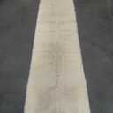 White Runner Rug 10' x 2'