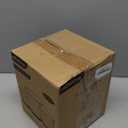 LaDoVita 3 Pack Ceramic Plant Pots 6/5/4 inch, Flowerpot for Indoor Plants with Drainage Holes and Tray, Outdoor Garden Planters, Modern Decorative for Home, White Vertical Stripes