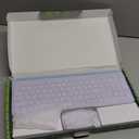 seenda Bluetooth Keyboard and Mouse for iPad, CTU301 Wireless MultiDevice Connection Bluetooth+2.4G Keyboard Mouse Combo with Tablet Holder for iPad/Macbook/Windows, iOS/Andriod/Phone, Blue & Purple