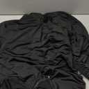 WOMACO Gaming Chair Slipcover Stretch Seat Chair Cover for Leather Computer Reclining Racing Ruffled Gamer Chair Protector (Black, One-Size)