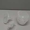 Two Full Milk Collector Cup Sets with 17mm Flange Compatible with Momcozy S12 Pro/S9 Pro Breast Pump, NOT for S9/S12, Replacement Pump Parts with Duckbill Valve, Flange, Diaphragm, Linker, Collector