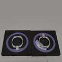 [2 Pack] PROfezzion Metal Ring Holder for Mag Safe, Magnetic Phone Grip Stand with Double-Sided Magnet for iPhone 16 15 14 13 12 Pro Max Plus & Mag Safe Case-Purple