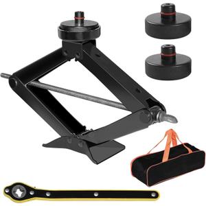 Car Jack Kit for Tesla Model Y/3/S/X, 3 Ton (6,600 lbs), Scissor Jack, Lifting Jack Suitable for Tesla Model 3/Model S/Model X/Model Y. Comes with Labor-Saving Wrench/Bracket Pad/Storage Bags