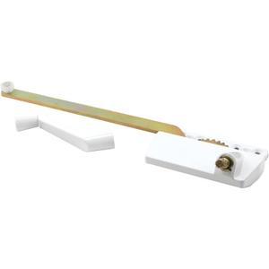 Truth TH 23022 9-1/2 In. Single-Arm Left-Hand Casement Operator, White Finish (Single Pack)