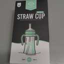 GROSMIMI Spill Proof no Spill Magic Sippy Cup with Straw with Handle for Baby and Toddlers, Customizable, PPSU, BPA Free 10 oz (Sky blue)