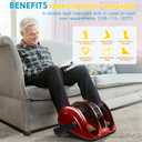 CARESKYpro FSA Eligible HSA Foot Massager with Heat, 3-Heating Shiatsu Foot Massager for Circulation and Pain Relief, Deep Kneading Rolling for Calf-Feet-Arm Relaxation, Plantar Fasciitis, Neuropathy