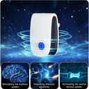2026 Upgraded Ultrasonic Plug-in Device, Electronic Sound Wave Indoor Deterrent for Mice Roaches Spiders Ants, Silent Energy Saving for Home Office Garage (6 Pack White)