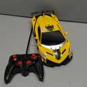 Growsland Remote Control Car, RC Cars for Kids 1:18 Electric Toy Car Hobby Racing Car Toys with Lights & Controller, Christmas Birthday Gift for 3 4 5 6 7 8 9 Year Old Boys Girls (Yellow)