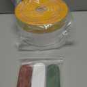 8 Pack 6 Inch Polishing Wheel for Bench Grinder, Include 1/2" Arbor Hole 2 Yellow Cotton(42Ply), 2 White Cotton Polish Wheels(50Ply), 1 Soft Flannel Buffing Wheel(30Ply)& 3 Polishing Compound