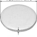 PATIKIL 20mm Steel Disc, 100Pcs Round Metal Stamping Blanks Tags Circle Stainless Steel Strike Plate DIY for Engraving Stamping Jewelry Craft