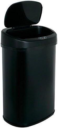 New Black 13-Gallon Touch Free Sensor Automatic Kitchen Office