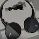 JVC HA-S23W Wireless Headphones - On Ear Bluetooth Headphones, Foldable Flat Design, 17-Hour Long Battery Life (Black)