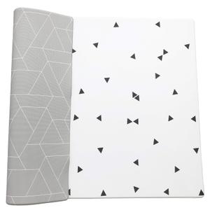 LITTLE Bot Ofie Mat, Soft Reversible Foam Baby Play Floor mat, Waterproof, 6.5 ft x 4.5 ft, Durable and Non-Toxic (Zen line, Large)
