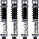 INJORA 59MM Shocks Long Threaded Shock Absorber Oil Damper for TRX4M TRX4MT 1/18 RC Crawler Upgrade (Grey)