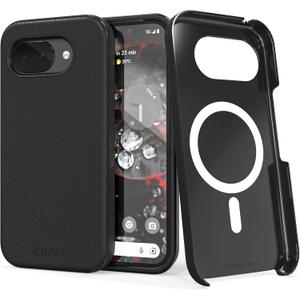 Crave for Google Pixel 10a Case, Compatible with MagSafe Shockproof Protection Dual Layer Case for Google Pixel 10a (6.3 inch) - Black