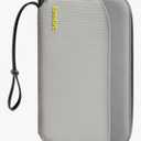 tomtoc Passport Holder Family with RFID Blocking, Passport Wallet Women Men, with Airtag & Sim Card Holder and Eject Pin, Travel Document Organizer with Wrist Strap, Up to 4 Passports, Water-resistant