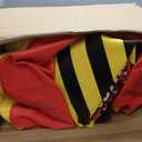 SportsStuff Spillway Dock Slide - Inflatable Pontoon Slide, Yellow & Red, Large