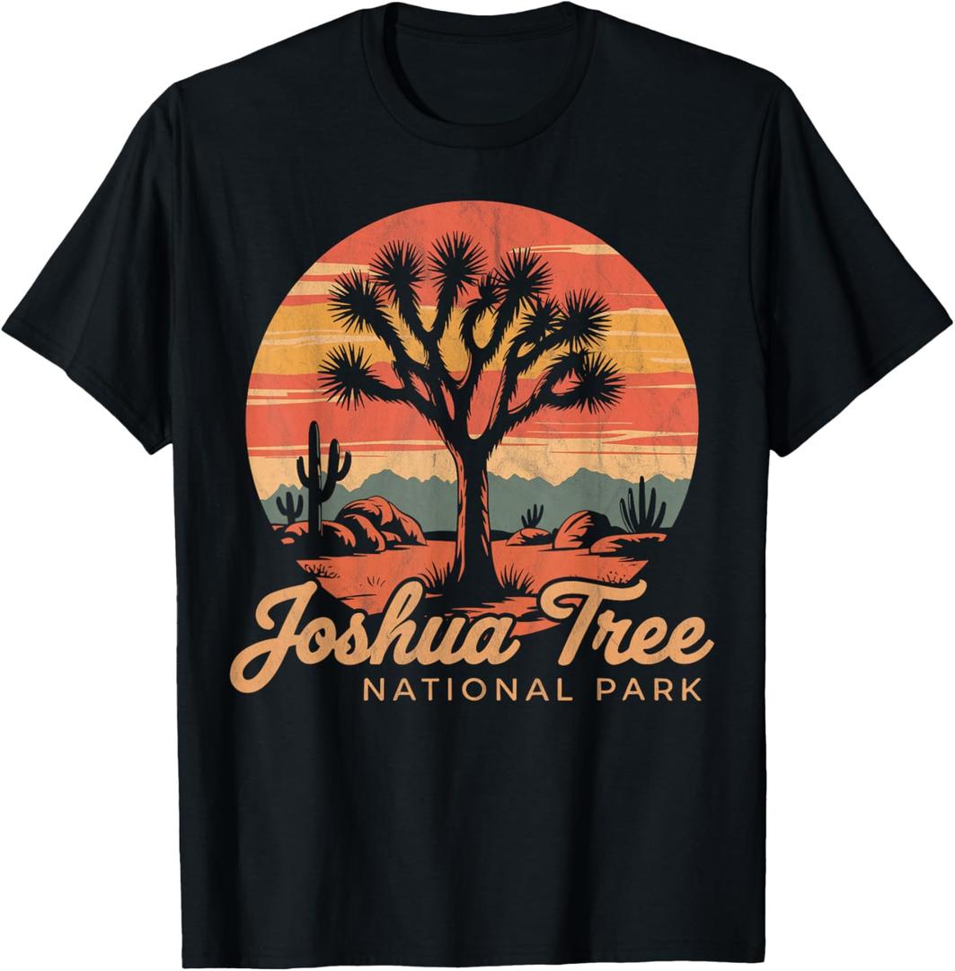 Joshua Tree California Nature Hiking Mountains Woman Men T-Shirt, S