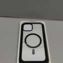 Miracase Glass Series Designed for iPhone 13 Case 6.1 inch, 2023 Upgrade Full-Body Magnetic Clear Bumper Case with Built-in 9H Tempered Glass Screen Protector,Black