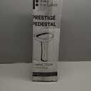 Fine Fixtures Prestige White Pedestal Sink Vitreous China Ceramic Material 20 X 17