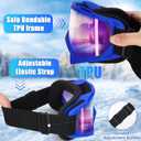 Ski Goggles, OTG Snowboard Goggles for Men Women & Youth, Winter Sport Anti Fog Snow Goggles - UV400 Protection (Rainbow,White)