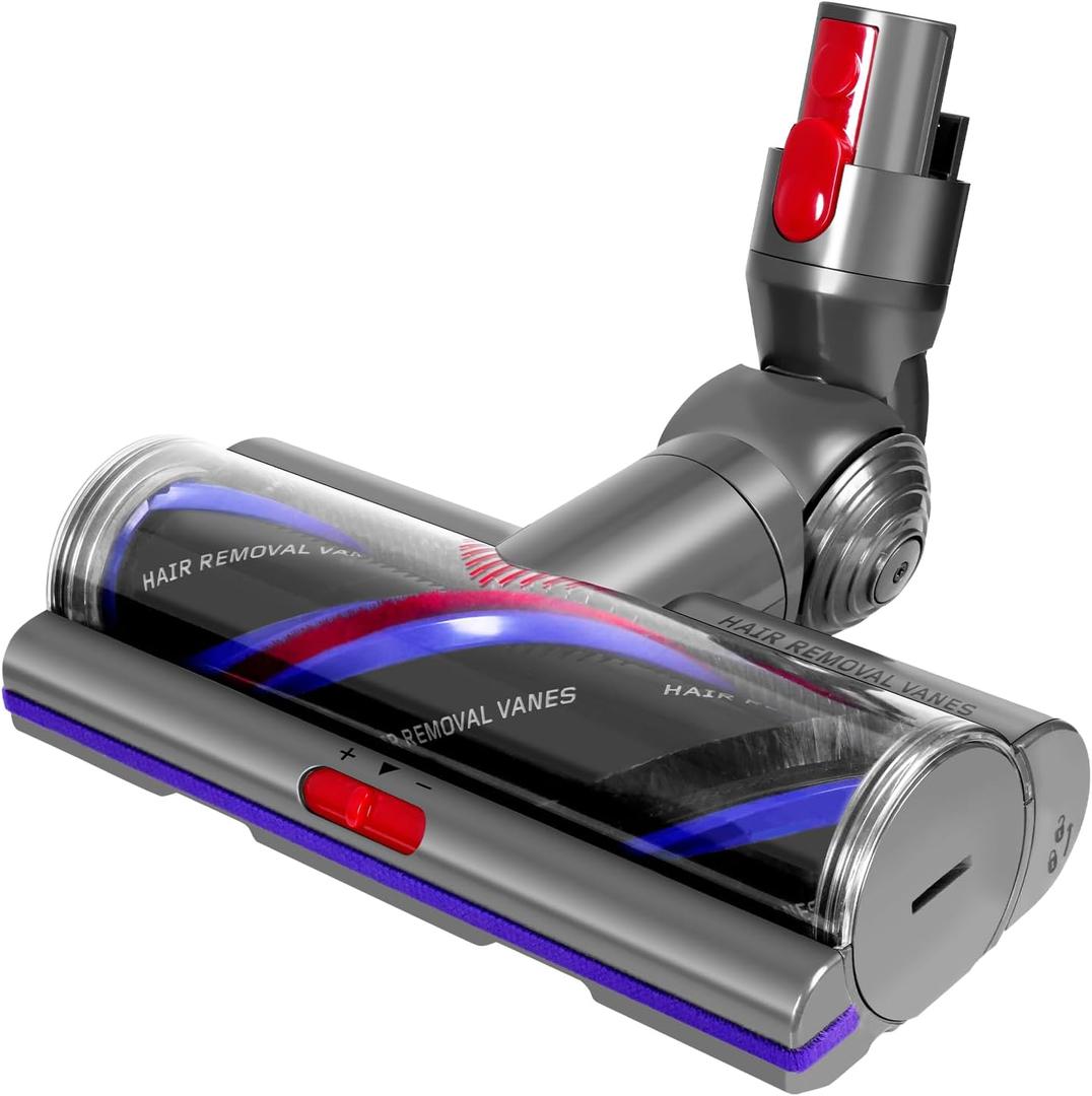 Upgraded High Torque Head Replacement Compatible with Dyson V10 V11 V15 Vacuum Cleaner, Replacement Vacuum Head with Anti-Tangle and Adjustable Suction Suitable for Hardwood Floor & Carpet and Rug