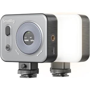 SMALLRIG Vibe P96 Pro Led Video Light, Portable Camera Light for Photography, Cold Shoe Light, CRI95+, 2500-6500K, 5 Effects, Fill Light Accessories for Content Creator, Streaming Black