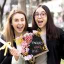 3 x JarThenaAMCS 30Pcs Black Glitter Cardstock DIY Graduation Cap Decoration Kits Construction Paper for Grad Caps with Glue Points for Congrats Grad Party Favors Supplies