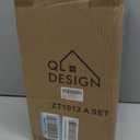 Set of 3 Square Glass Hurricane Candle Holders, Clear Glass Framed in Black-Finish Brass, Great for Home Decor and Wedding,Holiday Decor.