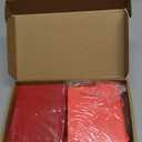 Tenare 12 Pcs Small Gift Bags Mini Paper Bags Bulk Tiny with Handle Tissue for Jewelry Wrap Halloween Thanksgiving Christmas Birthday Party Favor Supply(4 * 2.8 * 4.5inch,Red)