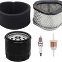 12 083 05-S LT155 Air Filter Maintenance Kit for GY20574 AM123553 AM121608 LT133 LX173 LTR155 STX30 STX38 Kohler Command Pro CV11 CV12.5 CV13 CV14 CV15 CV16 Engine Lawn Mower