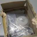 Foiresoft Standard Zebra Roller Blinds for Windows W50 x H64 Inch, White, Basic], Light Filtering Dual Layer Shades for Bedroom, Living Room, Office, 13 Colors