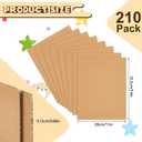 Henoyso 210 Pack 11 X 14 Inch Brown Cardboard Sheets