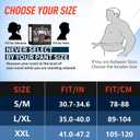 FEATOL Gel Pack Back Brace,Lumbar Support for Back Pain Relief, Herniated Disc, Sciatica, Scoliosis - Breathable Material Design with Heat & Ice Gel Pack for Men & Women| Large/X-Large