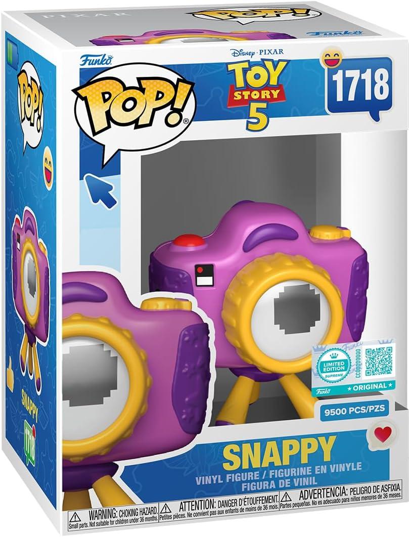 Funko Pop! Supreme LE: Disney Pixar Toy Story 5 - Snappy
Official Movies Merch - Collectable Vinyl Figurine for Shelf Display - Birthday Gift Idea for Fans and Collectors