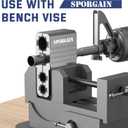 Universal Barrel Vise Clamp with Magnetic Assembly, Aircraft-Grade Aluminum, Fits .550–.920" Barrels, Anti-Marring Rubber Lining