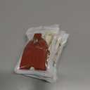 8 x Leather Keys Sleeve for Broken Car Key Loop Replacement, Keychain Cover Cute Protector and Holder for Men, Women (Red)