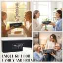 Mushroom Wind Chimes Outdoor - Metal Waterproof Windchime Indoor Outside Decor for Garden Yard Patio Balcony Christmas New Year Hanging Decoration Birthday Gift for Women Mom Grandma Wife