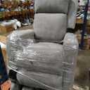 Sitswell Kasen Glider Recliner - Gray Chenille