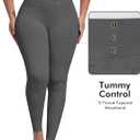 ATHVOTAR Workout Gym Leggings Women, High Waisted Seamless Butt Lifting Scrunch Butt Sports Leggings (M)