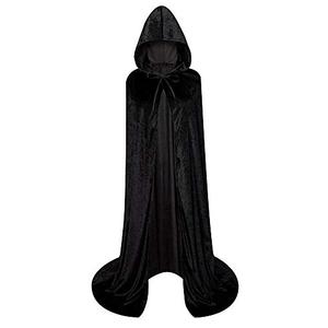 LHJ Unisex Christmas Halloween Witch Party Hooded Adult Vampires Cape Cloak Large