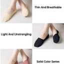 Women's No Show Socks 6/8 Pairs, Low Cut Liner Thin Ice Silk Non Slip Hidden Invisible Socks Cool And Breathable (6 Dark pink)