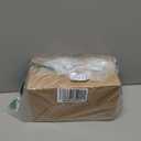 LLQ 8Pcs Mini Lantern with LED Tealight, Vintage Brown Lanterns Decorative, Hanging Candle Lanterns for Ramadan Christmas Wedding Table Centerpiece Indian Diwali Decor, Garden Fairy Party Decorations