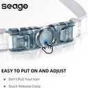 Seago Swim Goggles Shortsighted Swimming Goggles Anti Fog UV Protection Fit for Adult Men Women Youth, -8.0