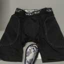 Youper Boys Youth Padded Sliding Shorts with Soft Protective Athletic Cup for Baseball, Football, Lacrosse, Size XS