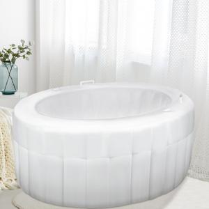 1 Set Birth Pool with Liner Including 1 Inflatable Home Birthing Pool 1 Liner Birthing Tub White Water Birth Tub for Labor Expectant Mothers Doula Midwife Supplies 65 L x 55 W x 26 H