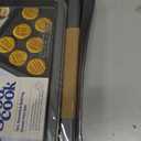 GoodCook Nonstick Steel 3-Piece Cookie Sheet Set, Gray, Small, Medium, Large