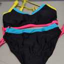 BMJL Womens Bikini Sets Color Block Swimsuits Supportive Wide Strap Two Piece Bathing Suit 2026